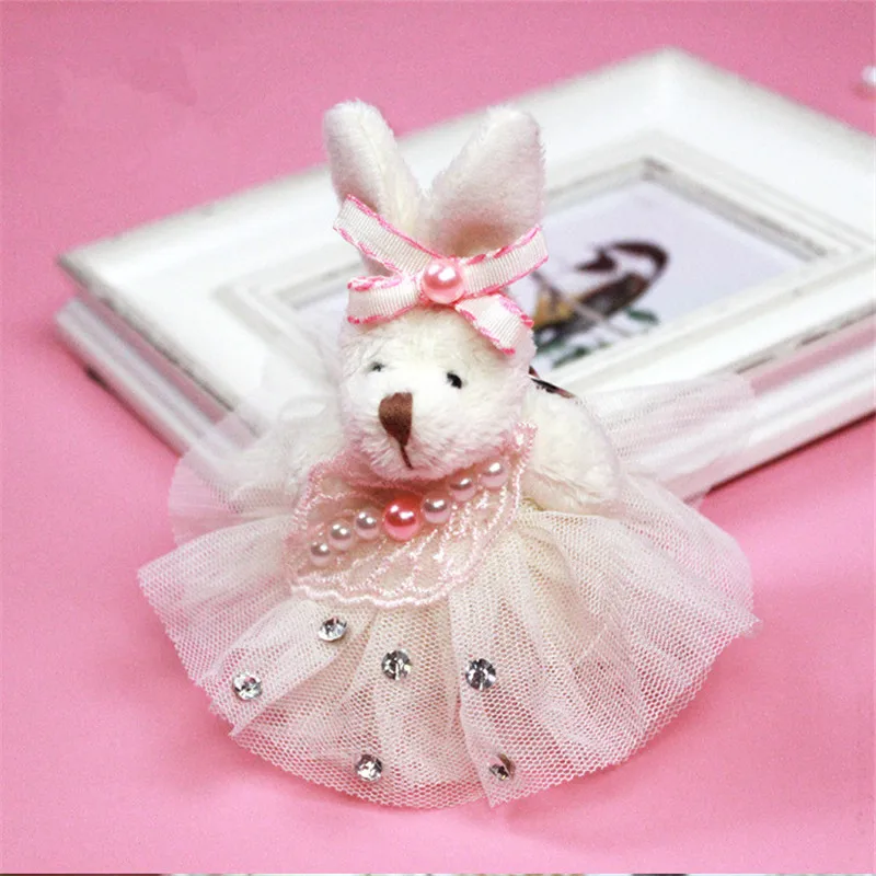 Милый 8 см маленький мини Мягкий чучело кролик игрушка для малышей Девочка