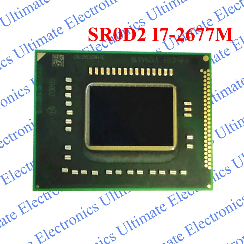 ELECYINGFO используется SR0D2 I7-2677M I7 2677 м BGA чип протестирован 100% работы и хорошего