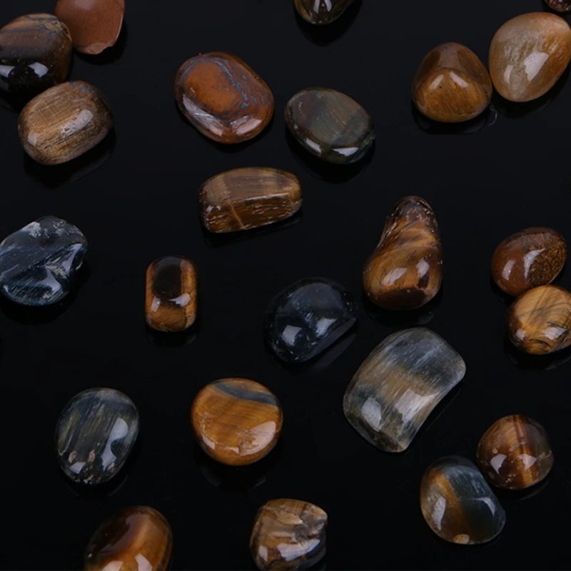 50 г натуральный камень тигровый глаз мини чипы для горных пород аквариум рыб