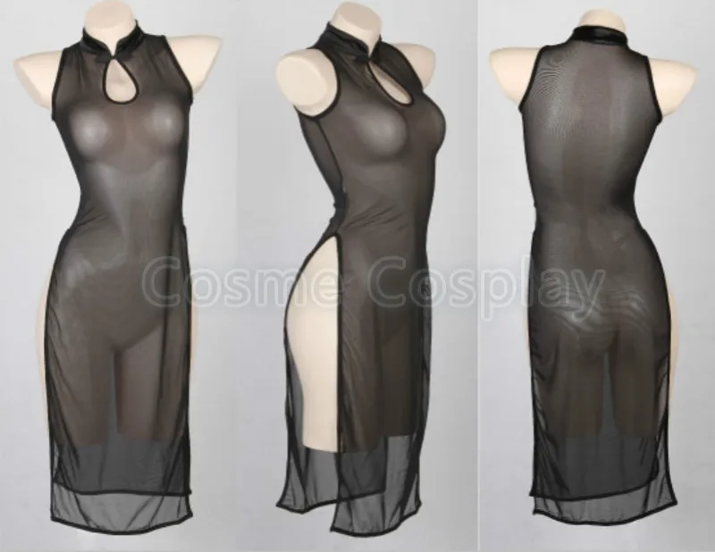 Ботики для костюмов vacaloid Чистая Cheongsam + бикини Косплэй костюм лак комплект