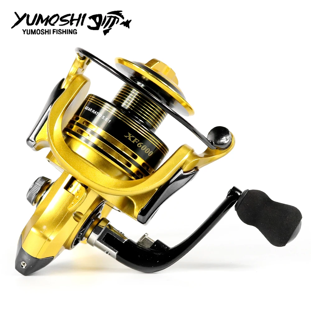 

Fishing Reel Spinning 14BB 5.5:1/4.7:1 Ratio Molinete para Full Metal for fish feeder baitcasting reel spinning reels for rod