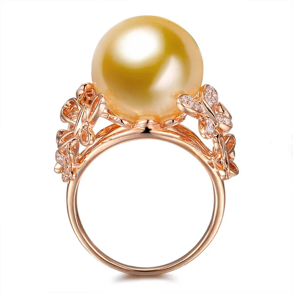 WalerV новые женские кольца модное очаровательное круглое жемчужное роскошное