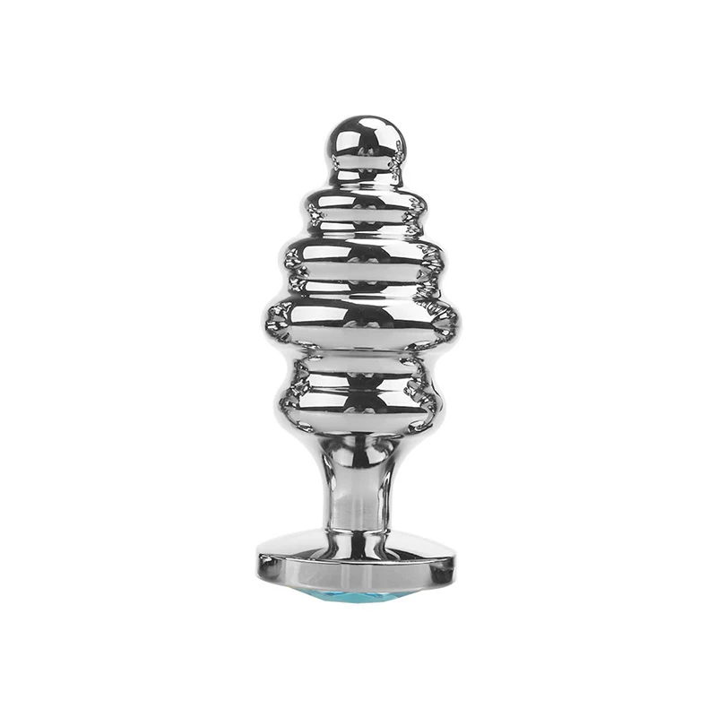 Резьба анальные шарики из нержавеющей стали круглый анальный стимулятор-пробка