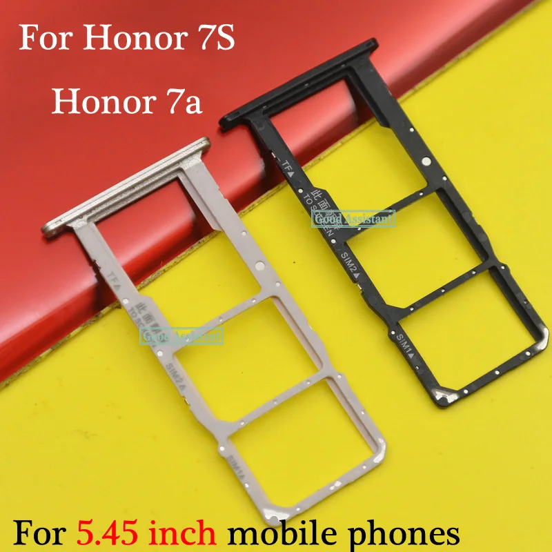 Для мобильных телефонов Huawei Honor 7 S / 7a play лоток для Sim карт держатель Micro SD слот