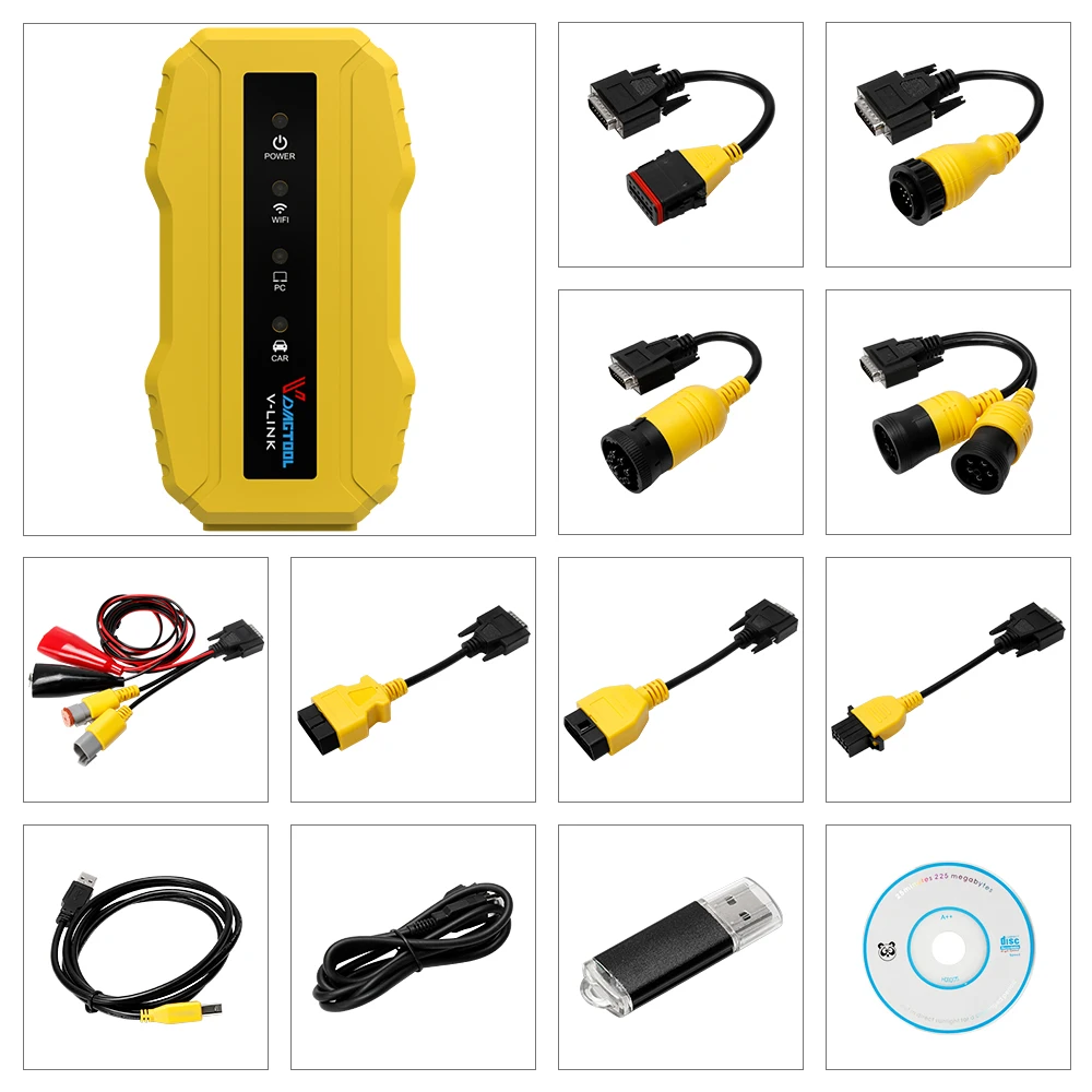 OBD2 VDIAGTOOL V link для встроенного адаптера передачи данных 6 сверхмощный