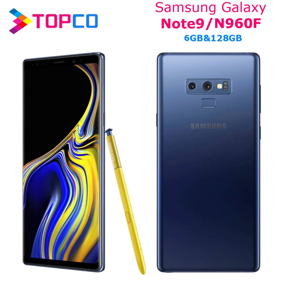 Samsung Galaxy Note9 Note 9 N960F разблокированный LTE мобильный телефон Exynos Восьмиядерный 6," двойной 12 МП ОЗУ 6 Гб ПЗУ 128 ГБ NFC