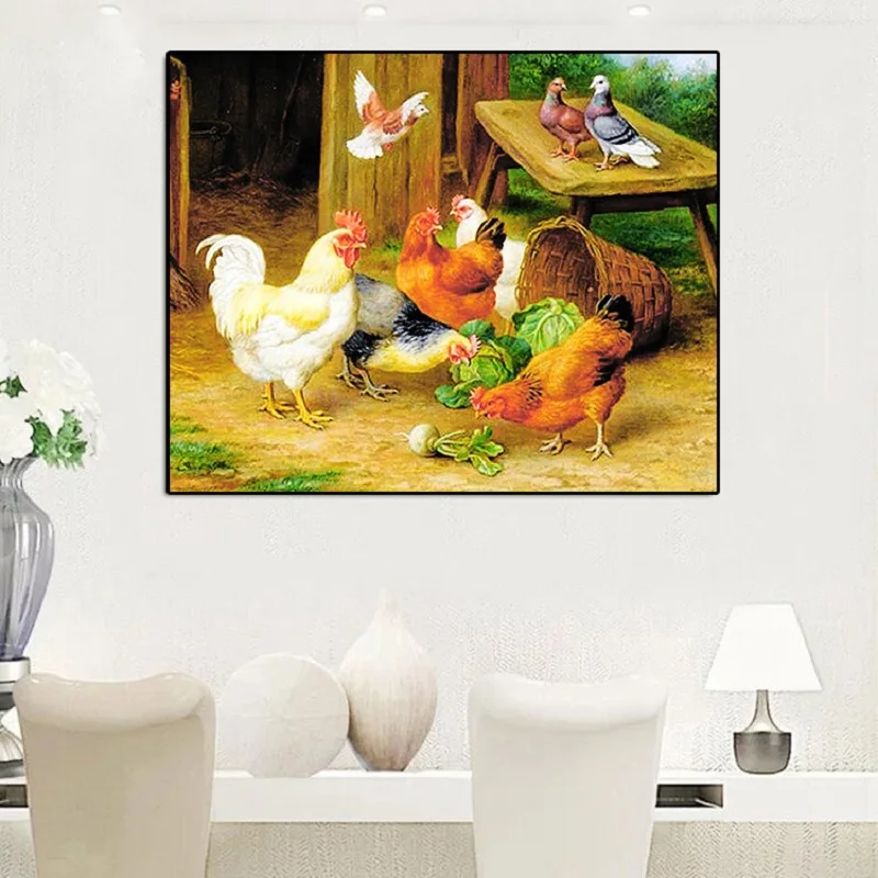 Алмазная вышивка полная алмазная живопись животные Chook картина стразы мозаика