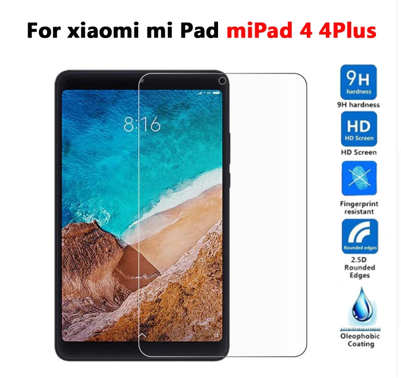 Закаленное стекло для Xiaomi Mi Pad Mipad 4 Mipad4 Plus 8.0 дюймов 10.1 защитная пленка защита
