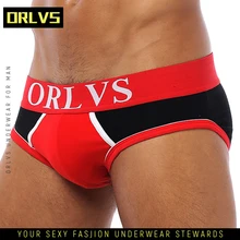 ORLVS/модное мужское нижнее белье сексуальные трусы хлопковые