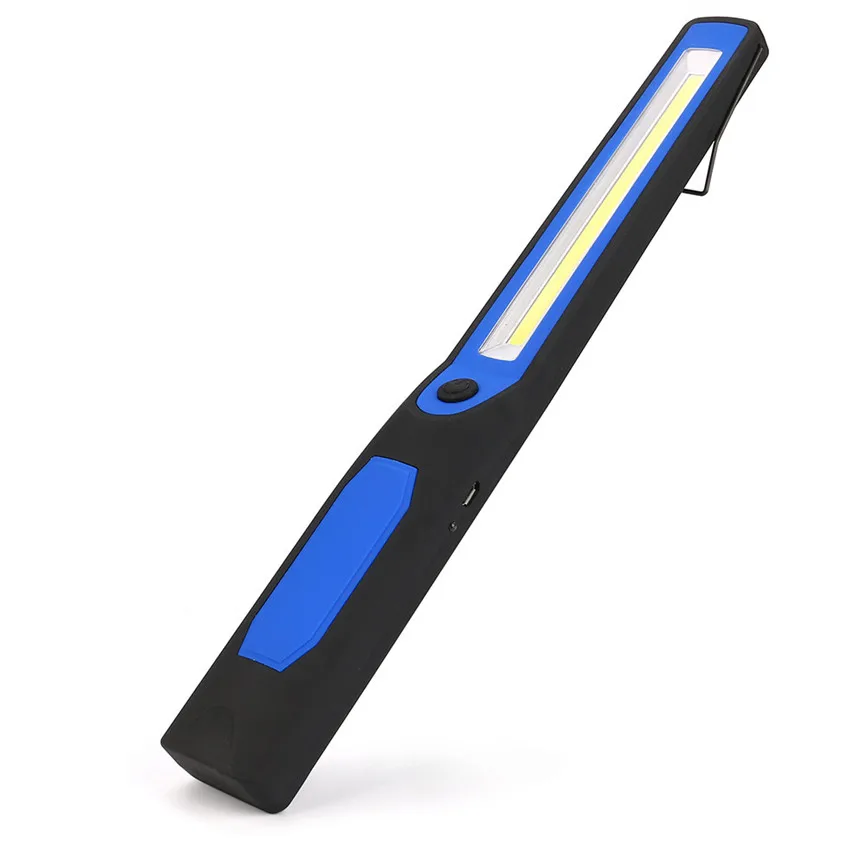 Рабочий светильник 2 в 1 перезаряжаемый светодиодный COB USB для кемпинга работы