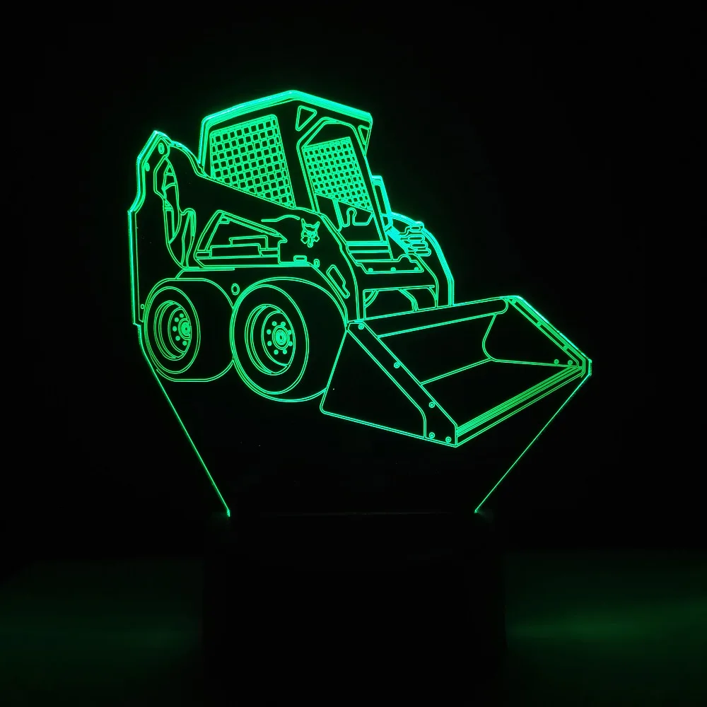 Детский вилочный погрузчик Luminaria 7 цветов затемняющий градиент RGB иллюзия