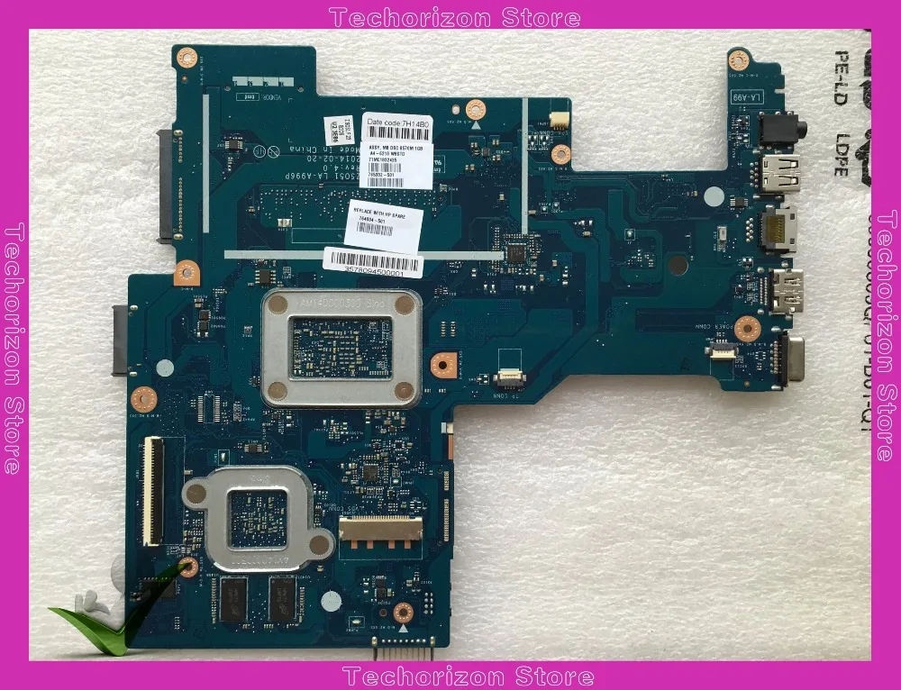Подходит для HP 15 G Материнская плата ноутбука LA A996P 764004 001 501 протестированная