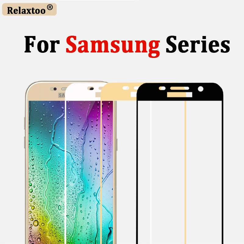 Защитное стекло для samsung a8 a7 a5 2018 a3 2017 galaxy a 3 5 7 8 защита экрана с полным покрытием