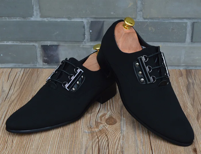Г., мужская обувь на плоской подошве, модная новая стильная Тканевая обувь мужская деловая Обувь На Шнуровке Мужские модельные туфли-оксфорды