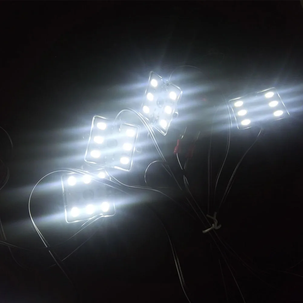 Высокое качество салона автомобиля 48LED 2 м освещение для чтения в машине 36*36 мм |