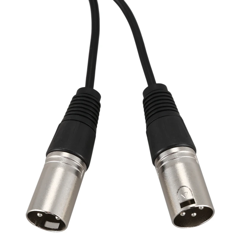 Новый 3pin XLR гнездовой разъем для двойной 2 Штекерный Y сплиттер кабель адаптер 1