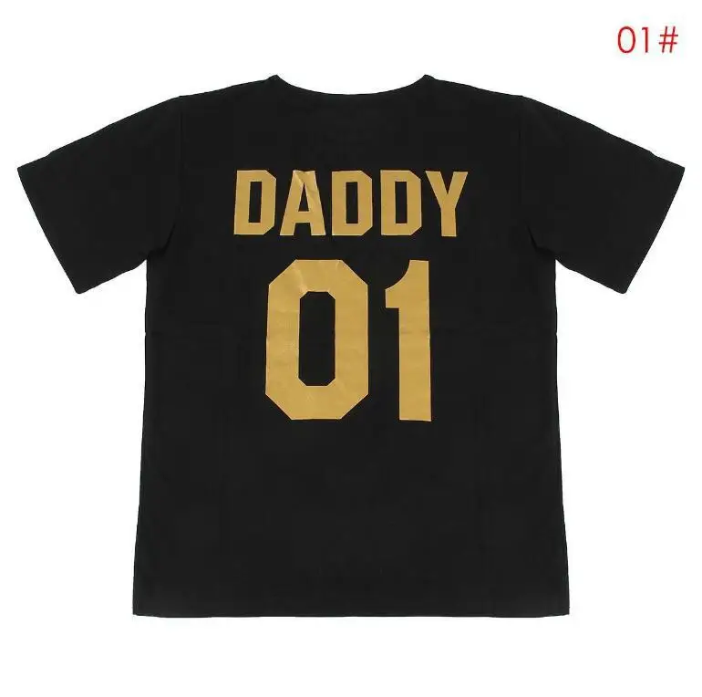 Семья Соответствующие Наряды Одежды Родитель-ребенок наряд хлопка Футболку