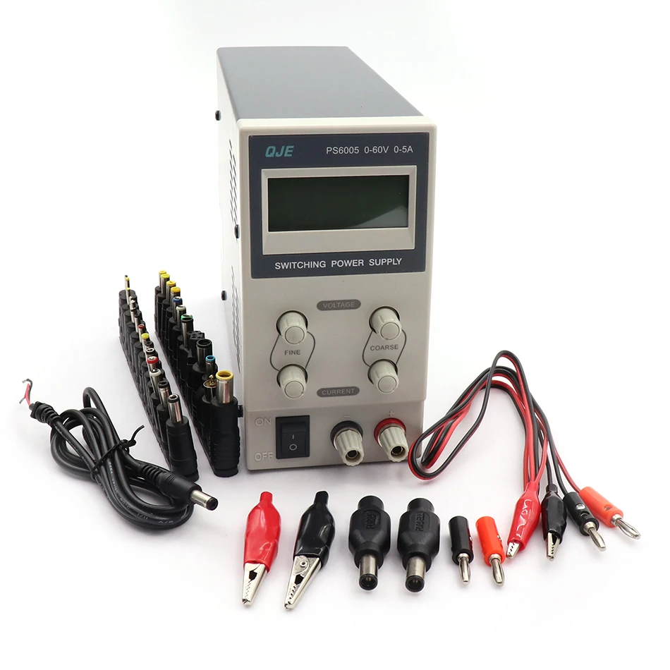 QJE PS6005 Профессиональный ЖК-цифровой Регулируемый источник питания постоянного