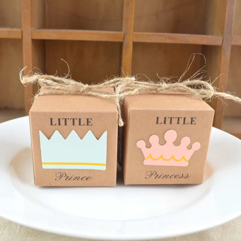 Вечерние атрибуты Горячие пользу мода маленькая Princess Prince коробка конфет