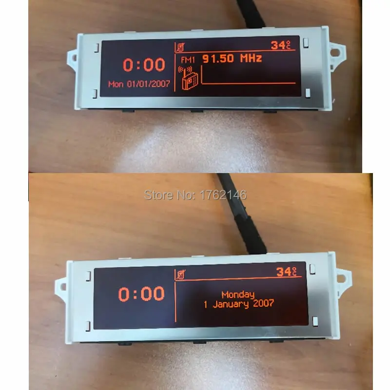 Оригинальный заводской экран с поддержкой USB и Bluetooth дисплей красный монитор