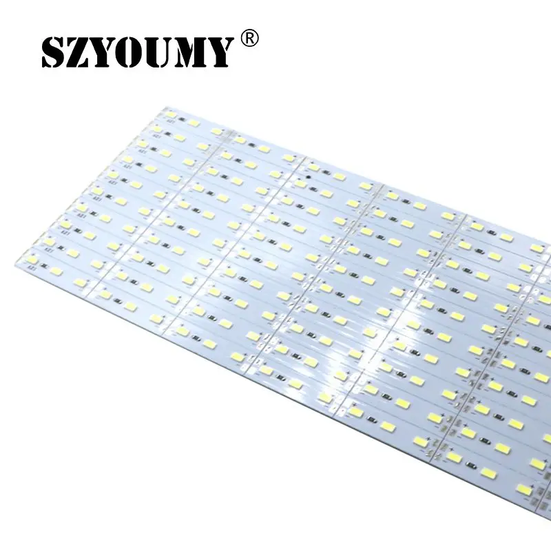 SZYOUMY 5730 Светодиодная лента не Водонепроницаемая SMD 72 LED s/M светодиодная жесткая 12 В