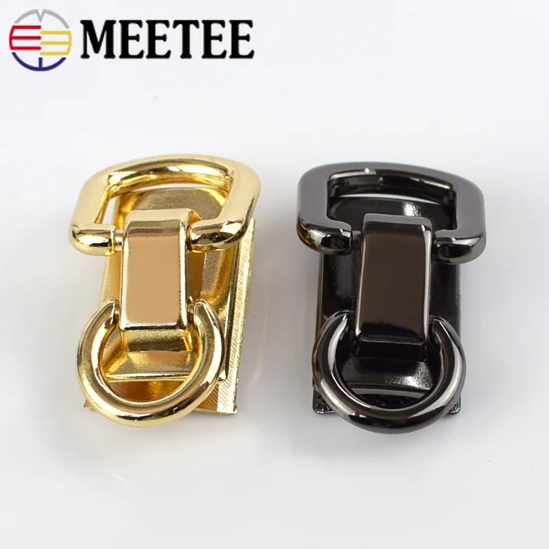 Meetee 10 шт. металлические пряжки с зажимом сумка боковой ремешок Пряжка DIY посылка оборудование ремесла украшения аксессуары F2-14