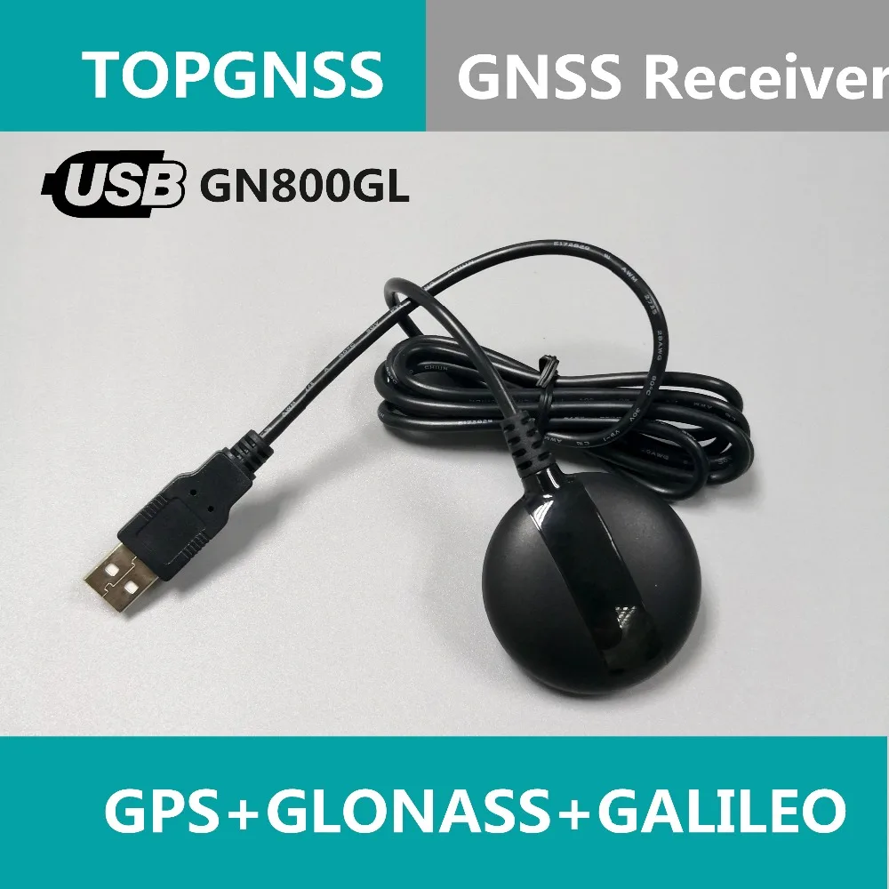 TOPGNSS USB gps приемник ГЛОНАСС GALILEO M8030 двойной GNSS приемник модуль антенна aptop PC, GN800G, лучше, чем BU-353S4 g-мышь