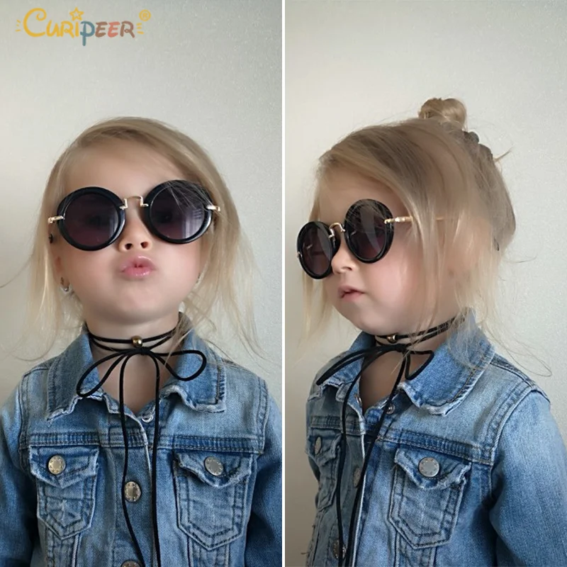 2019 модные солнечные очки для девочек матч Повседневное платье цветочный рисунок