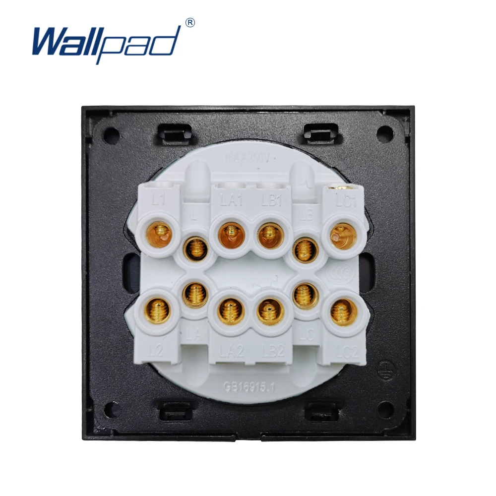 Wallpad L6 светодиодный 2 местный промежуточный перекрестный Электрический
