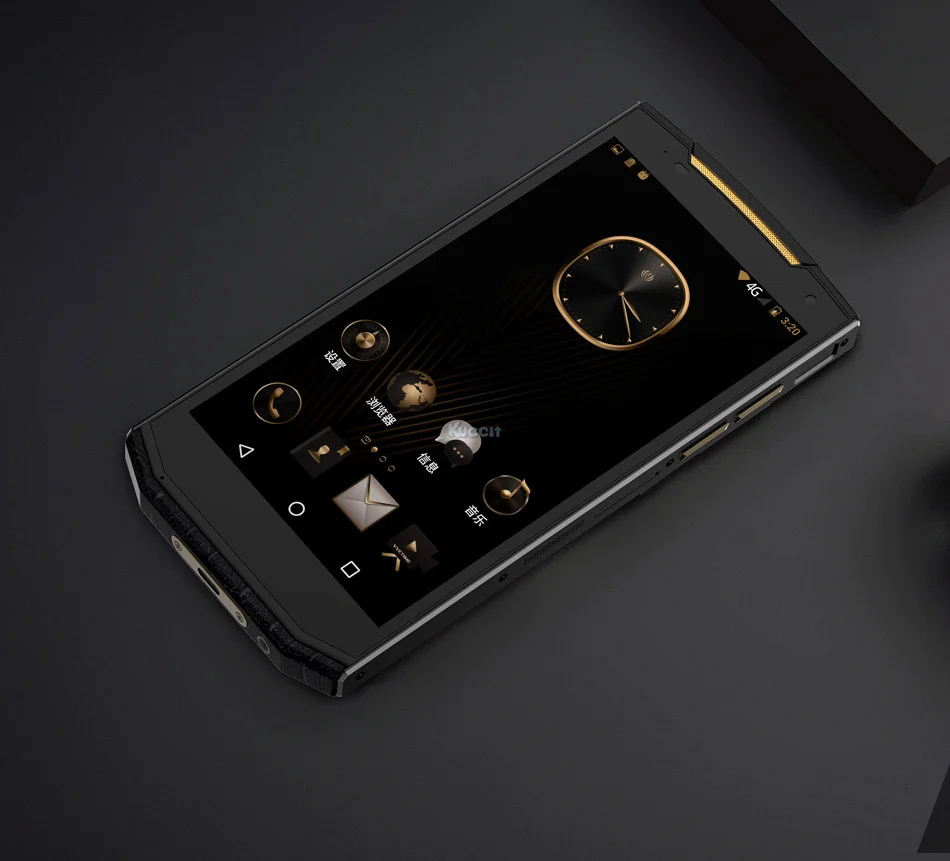 Китай Kcosit VM2 Android проектор телефон портативный бизнес роскошный смартфон кожаный 5," FHD 120 люмен 16,0 Мп камера gps OTG