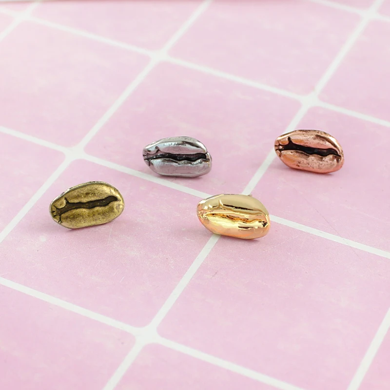 Оригинальная эмалированная брошка в форме кофейных зерен новая кнопка