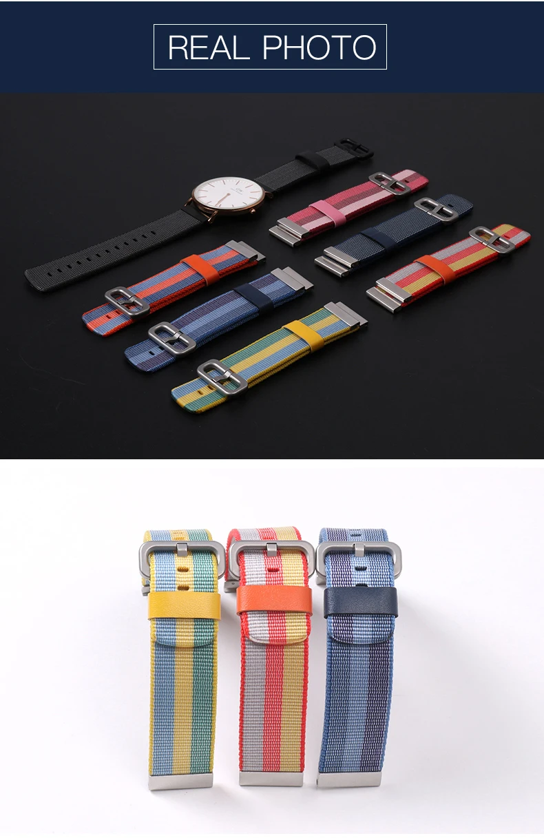 SIKAI 20 мм Универсальный нейлоновый браслет, ремешок для часов Xiaomi Huami Amazfit Youth bit, умный ремешок для часов, браслет на запястье