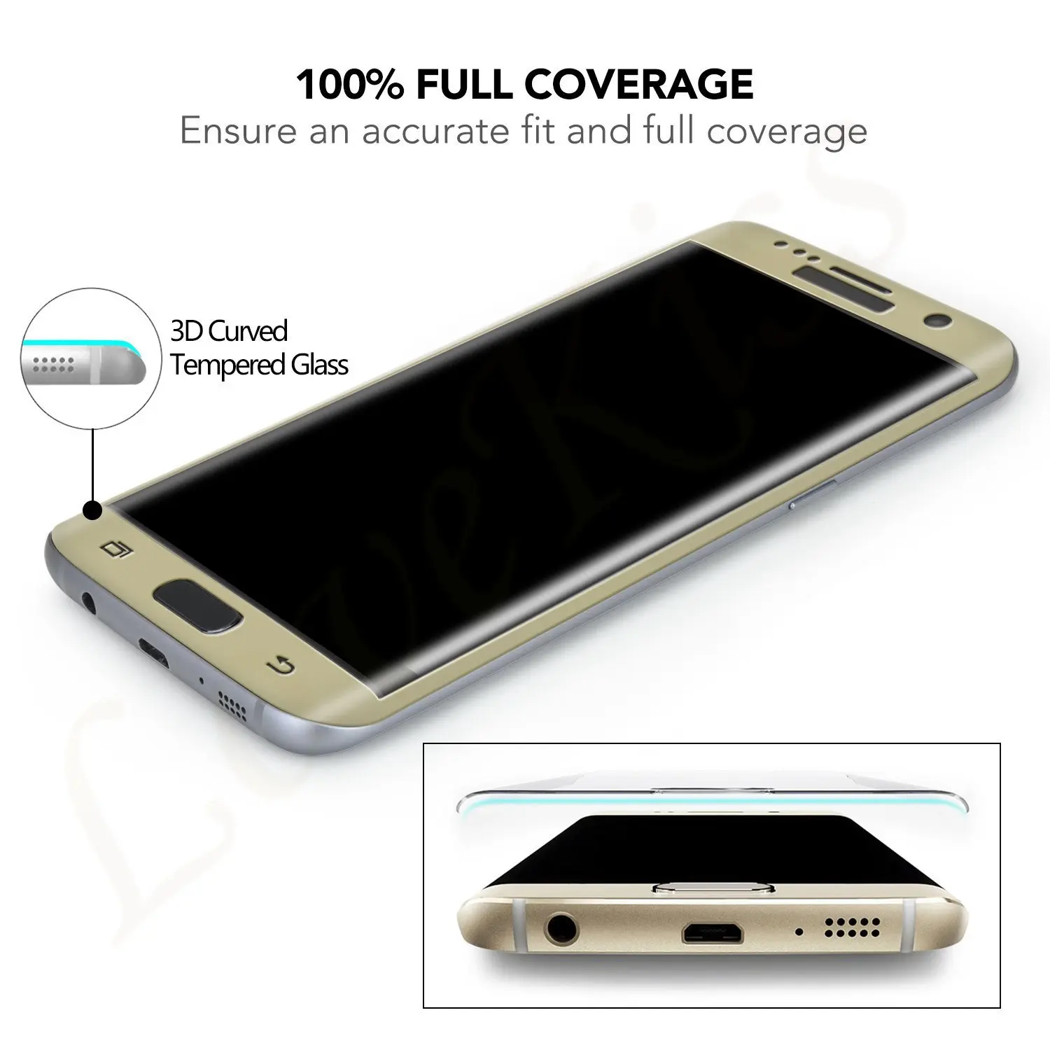S6 S7 Edge S9 3D полное покрытие закаленное стекло пленка для Samsung Galaxy S8 Plus G950F G955F экран