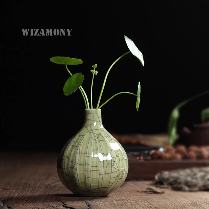 6 типов лидер продаж традиционная китайская фарфоровая Настольная Ваза Longquan Celadon