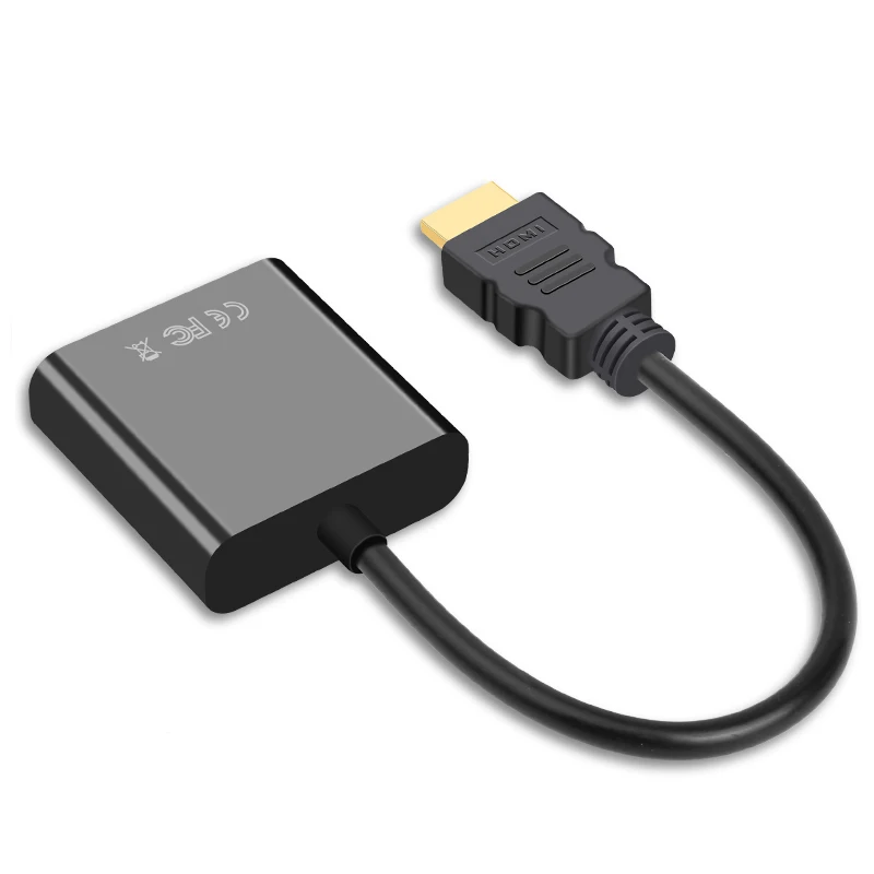 Адаптер hdmi vga Кабель HDMI конвертер VGA HDMI2av адаптер цифро аналоговый аудио видео