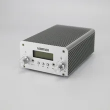 1 W/6 W FM стерео PLL серебряный цвет передатчик для кампуса