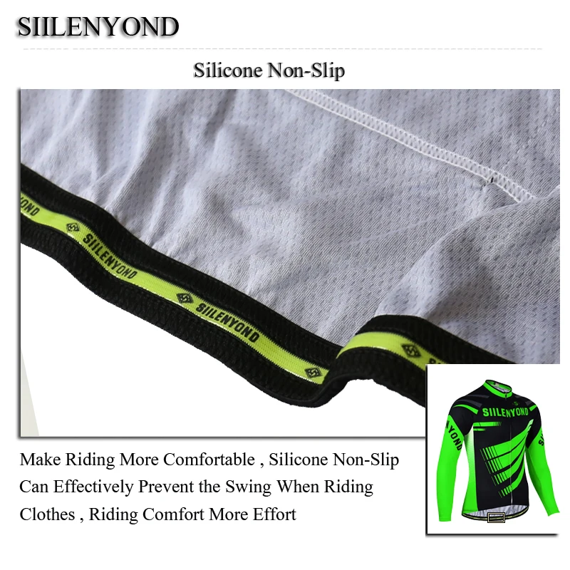 SIILENYOND Pro, велосипедная футболка с длинным рукавом, Мужская велосипедная одежда, одежда для велоспорта, одежда для мотокросса