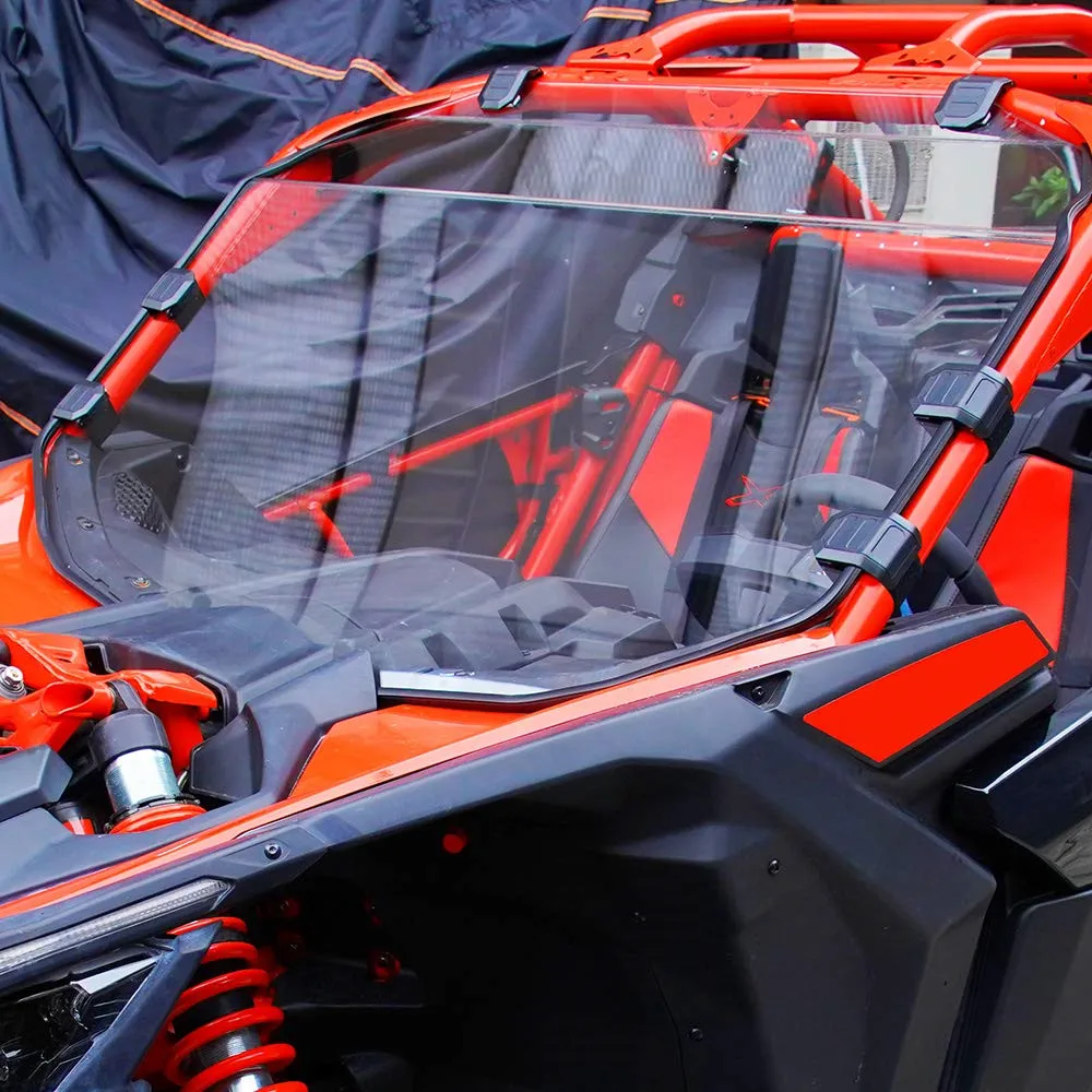 UTV Full Windshield Scratch Resistant PMMA for Can-Am Maverick X3 900 Max Turbo X
