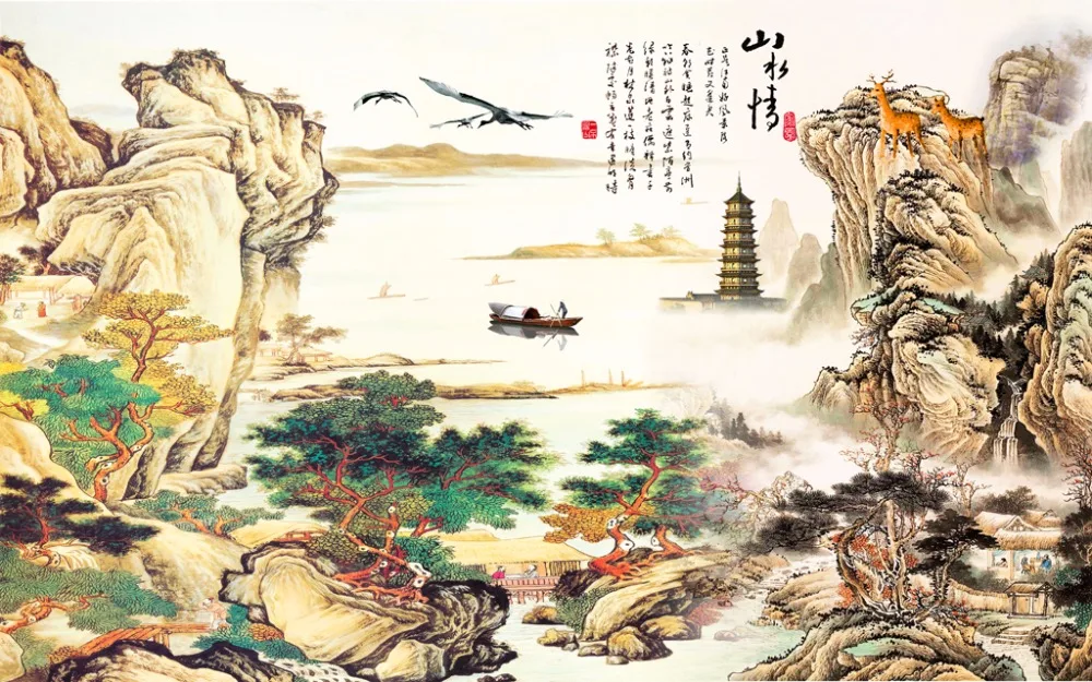 Затемняющие оконные шторы большие 3D занавески для гостиной спальни с принтом