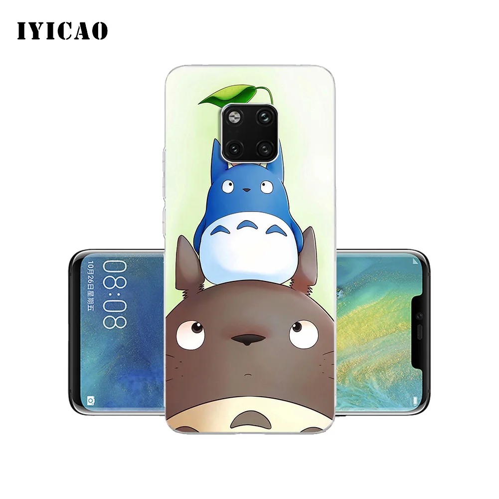 IYICAO Мой сосед Тоторо Мягкий силиконовый чехол для телефона Huawei Mate 10 20 Lite Pro Nova 2 2i 3