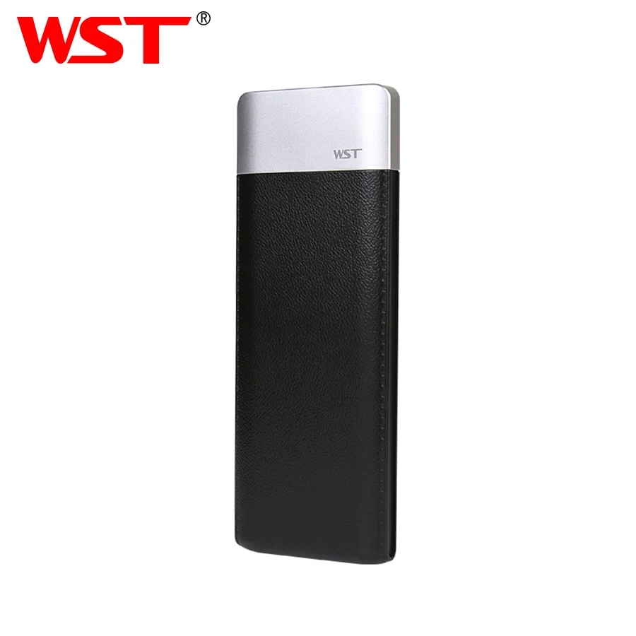 WST Slim Real 6000 мАч Внешний аккумулятор повербанк мобильный внешний Powerbank для Xiaomi Samsung