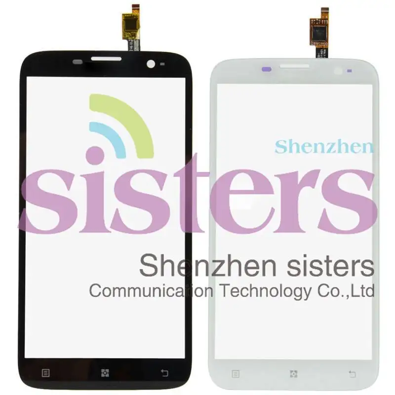 5 шт. Высокое качество черный/белый сенсорный экран дигитайзер Переднее стекло
