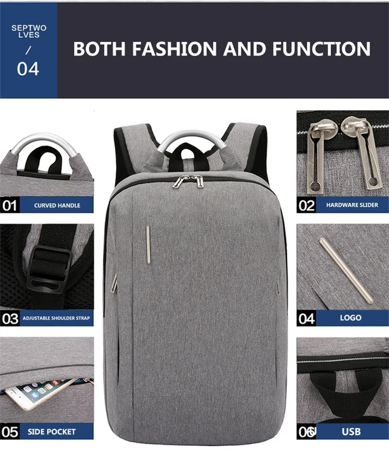 Laptop Backpacks Men Business Multi-function Casual Backpack 16 inch Anti Theft Oxford Backpack Female School Bag For Teenagers