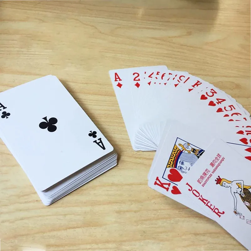 Набор Игральных Карт из бумаги 54 шт. классический инструмент для игры в покер Pokemon