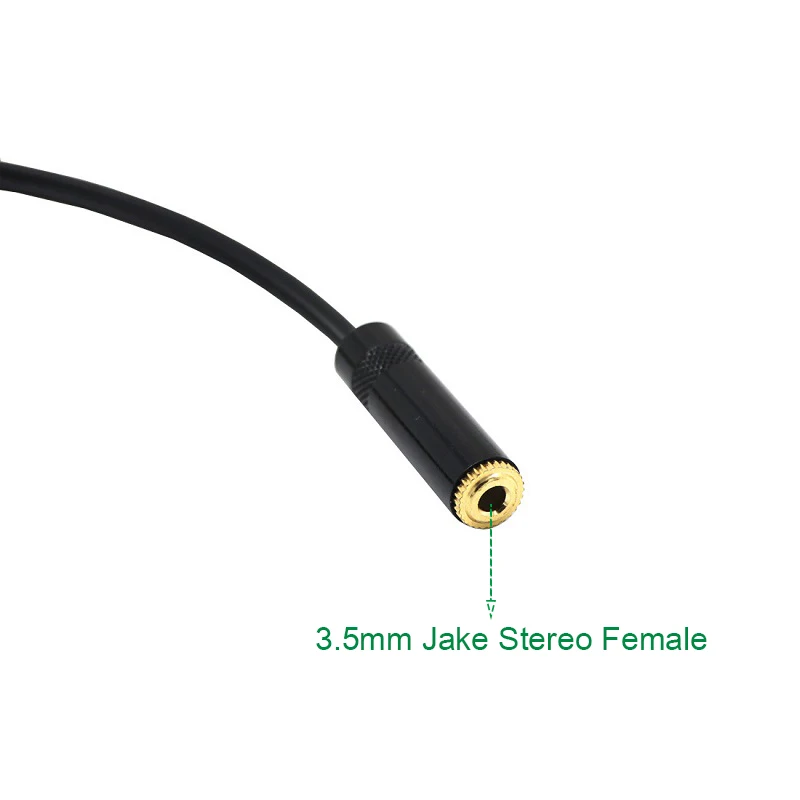 Переходник для аудиокабеля с разъемом 3 5 мм стерео гнездо на двойной 3Pin XLR