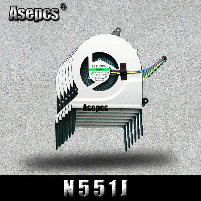 Вентилятор Akemy NewCPU для For Asus N551 N551J N551JK N551JM N551JV N551JX N551JQ G58 G58J охлаждающий вентилятор