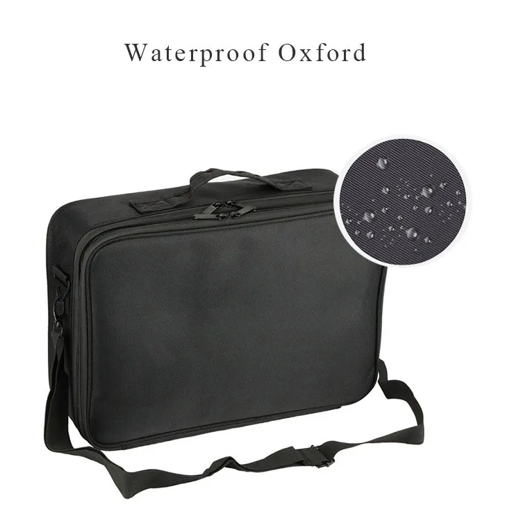 New Makeup Bag with Mirror Large Capacity Women Professional Cosmetic Manicure Bag Portable Make up Organizer Storage Bags