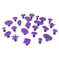 tools 24pcs purple glue puller tabs for paintless dent repair hail removal tool dent puller tabs dent lifter hand tool set