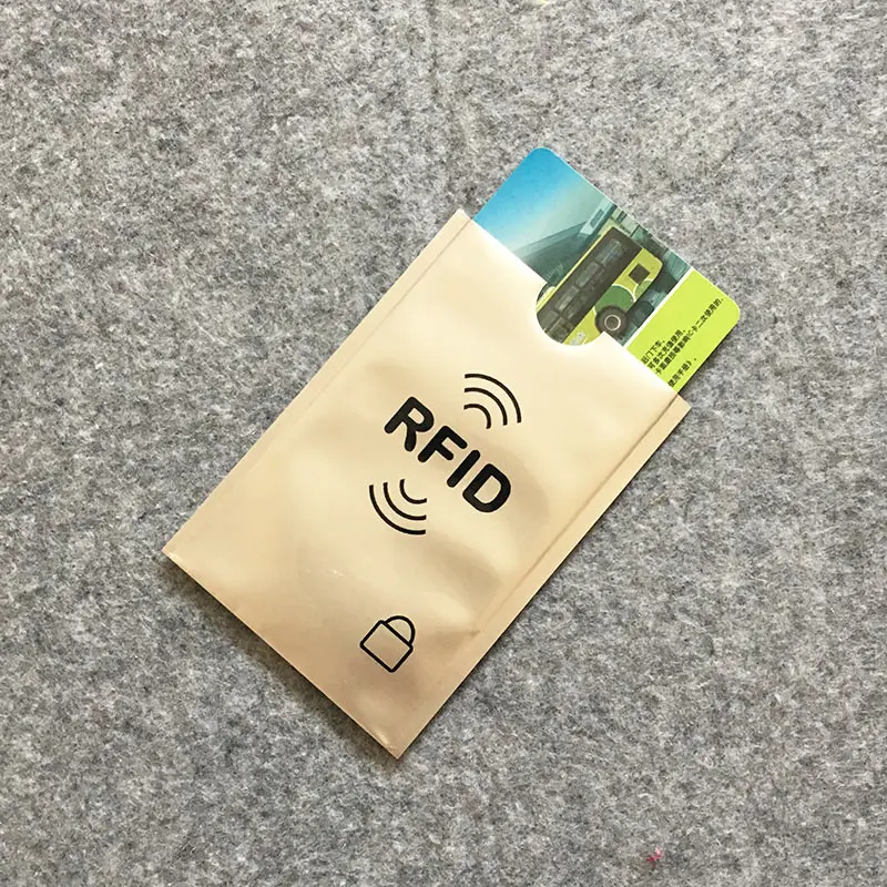 Анти Rfid Цвета Блокировка ридер замок банк держатель для карт Id банковский чехол для карт Защита металлический кредитный держатель для карт Алюминий 5 шт./лот
