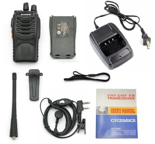 AC charger 2 шт. BF-888S BAOFENG PTT рация UHF портативная CB радиостанция Кнопка Переговорная BF 888S Ham трансивер Радио BAOFENG USB - Цвет: AC charger